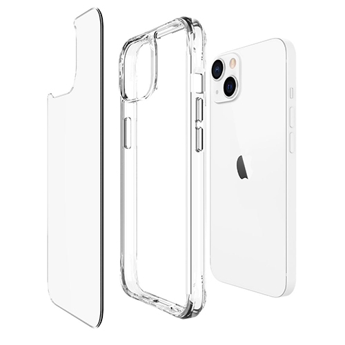 Custodia per cellulare anticaduta in TPU + PC Pure Collection