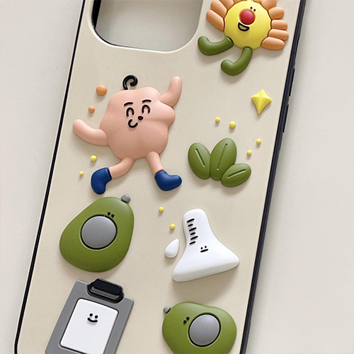 Custodia per cellulare tridimensionale del fumetto